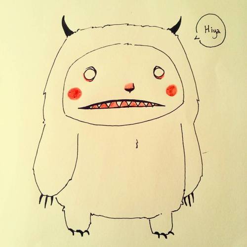 Inktober 2016 | Day 4 I Love Monsters And I Want To Know How To Draw Them #inktober #inktober2016 #inktober2go