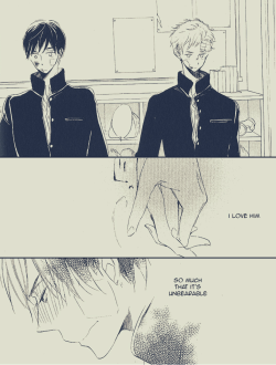 yuki-loves-yaoi:  &ldquo;I love him…so much that it’s unbearable.&rdquo; 