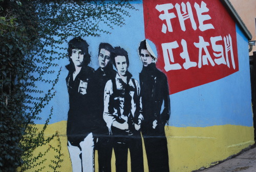 The Clash mural // February 7, 2014