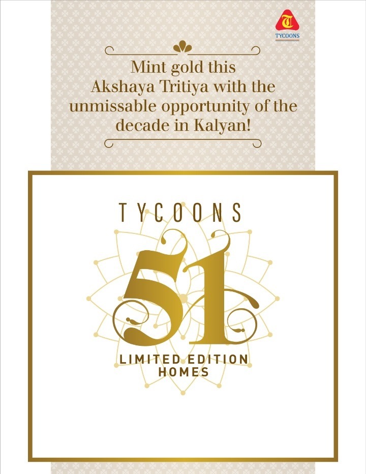 Tycoons Offers 2 and 3 Bhk Apartments in Kalyan West