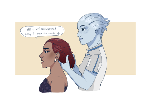 woahmako:great plan, shepard. ask the girl who has cartilage for hair to help you.i was so busy maki