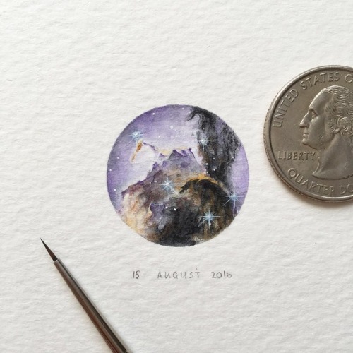 wordsnquotes: culturenlifestyle: Tiny Intergalactecal Illustrations by Irene Malakhov Irene Malakhov