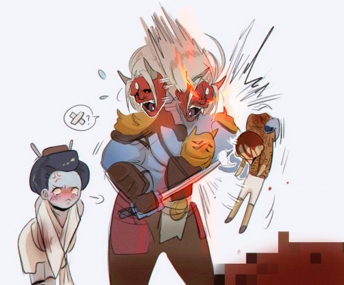 I have successfully sucked back into dbd because of this chapter. I love Oni so much, I love Yui too