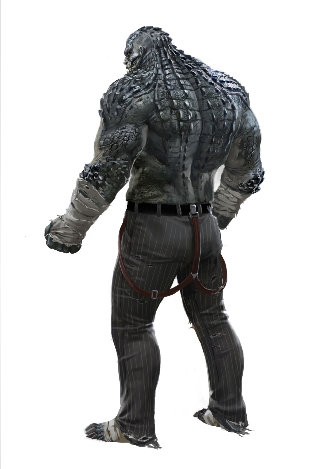 kuudererules:  Concept Art: Killer Croc (AKA Waylon Jones) 
