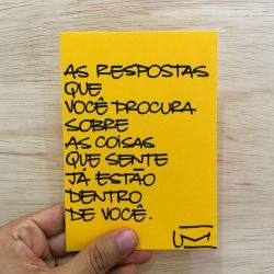 um-cartao:  Sobre internalizar para encontrar. (at Rio de Janeiro, Rio de Janeiro)https://www.instagram.com/p/BzWMiddpEqE/?igshid=14inkuwrbxudh