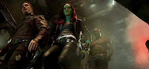 marveladdicts:  “The entire time I knew him… He only ever had one goal. To wipe out half the universe. If he get’s all the Infinity Stones he can do it with the snap of his fingers. Just like that.”Gamora in the new Avengers: Infinity War trailer