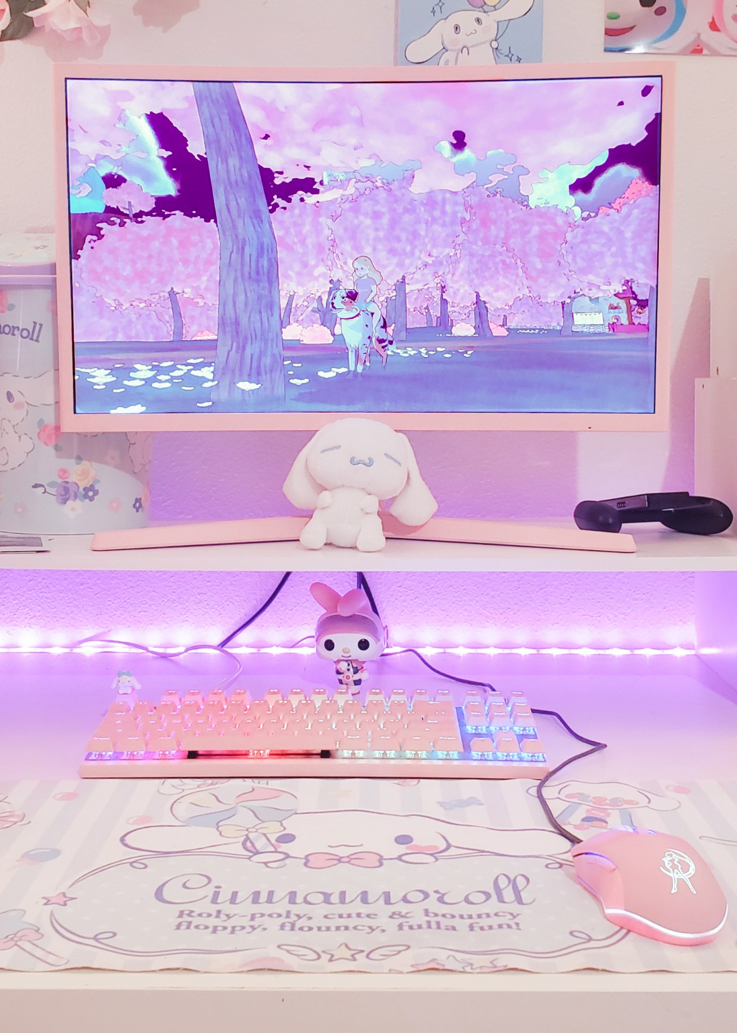Pastel Gaming Setup - Hi Wallpaper