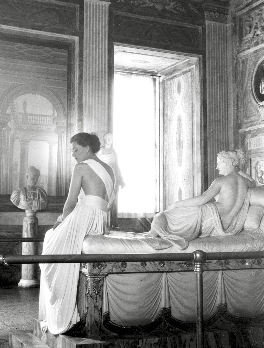 historyofartdaily: Pasquale De Antonis, Irene Brin and Canova’s sculpture of Pauline