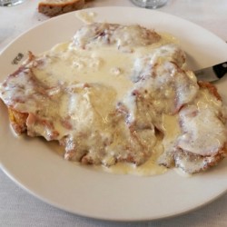 Cotoletta alla Bolognese!   So delicious!