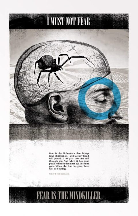 Fear is the Mindkiller by Artist David Black