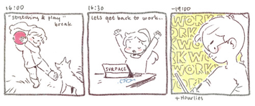 artofdiana:my hourly comics from yesterday all conveniently collected for you tumblrrers ;)