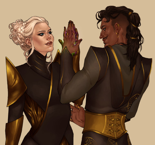 hansmannette:  AmatusCommission of Xanthia Trevelyan and Dorian for @curlykoalas. Thank you!