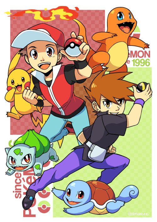 scribblecee:Happy 20th Anniversary Pokemon!I was probably 11 or 12 when I got into Pokemon, and it’s