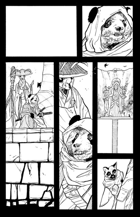 joeynavarrajr - Inks for Pursued by a Bear chapter...