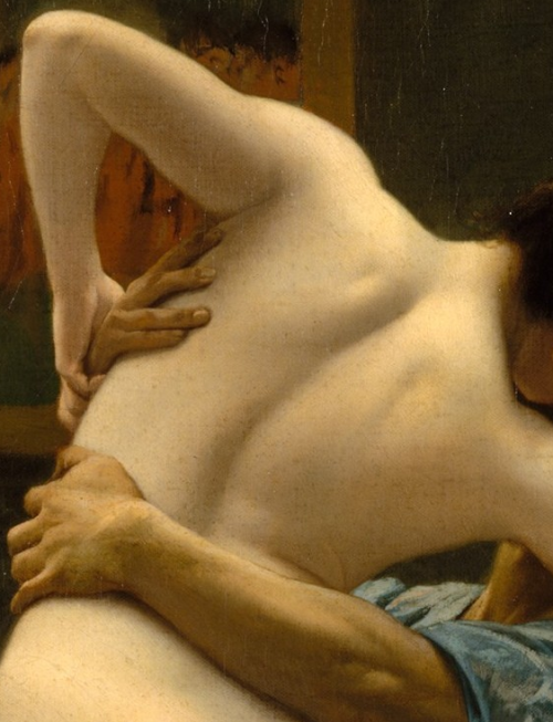 tremendousandsonorouswords: Jean-Léon Gérôme, Pygmalion and Galatea (detail