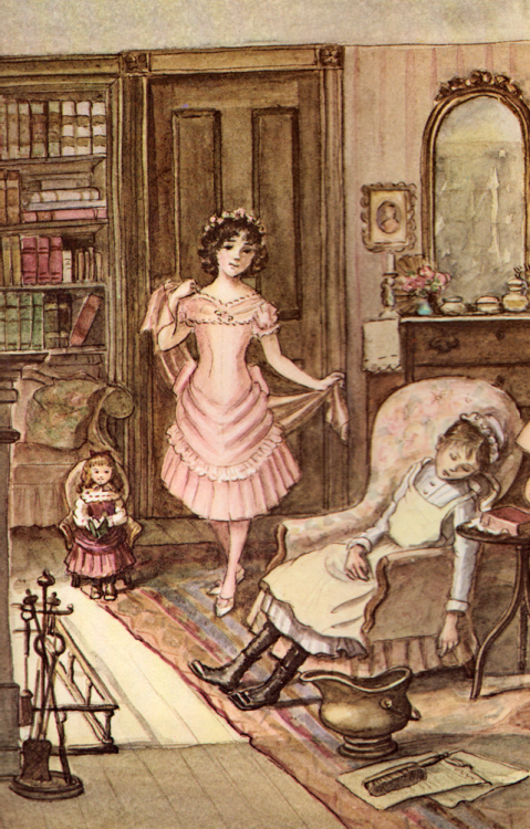 diaryofalandlockedmermaid:Tasha Tudor illustrations for A Little Princess