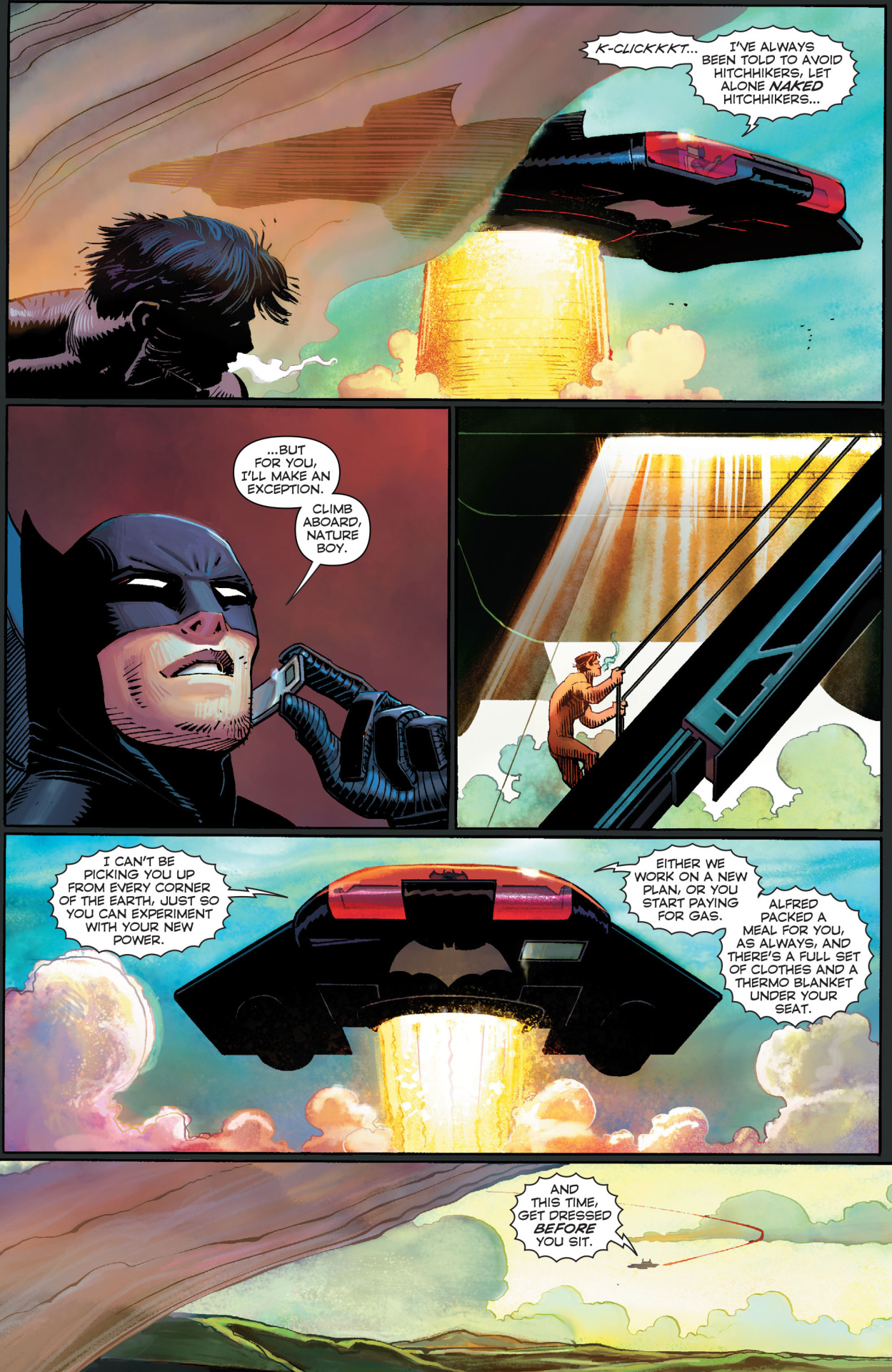 Some Superman/Batman, I mean, Batman/Superman, shoot, Batman &amp; Superman (nailed