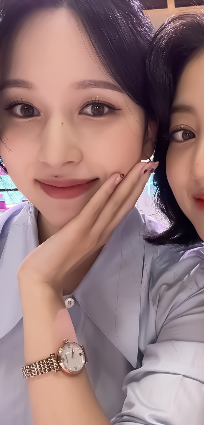 No Coube A Momo E A Jihyo Na Foto Inteira :(