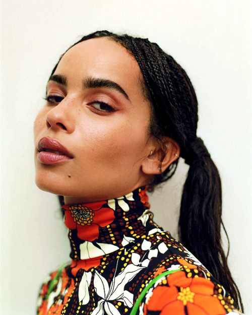 jessicahuangs:Zoë Kravitz by Alexander Saladrigas for Elle UK (2018)