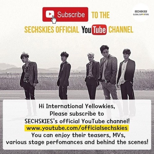 Let’s subscribe to SECHSKIES’ official Youtube channel :) Their new album with music vid