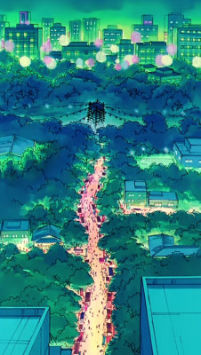 sailor moon scenery