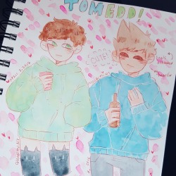 hobimint-art:  Got to feed my Tomedd shippers 💕