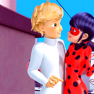 mlb-lovesquare:mlb-lovesquare:That thing Adrien does around Ladybug Bonus: