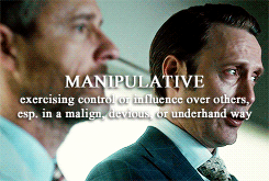 hannibaalecter:Hannibal Lecter + some character traits (good and bad and things in between)bonus: