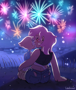 cubedcoconut:Beach City fireworks Happy 4th