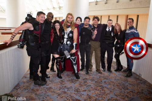 tabbytyler:janinekspendlove:patloika:Another awesome group I got to shoot at Dragon*Con? This Avenge