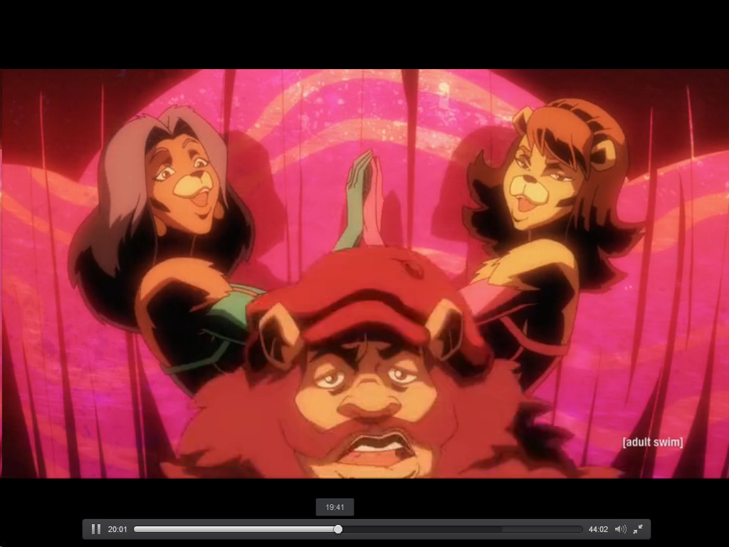 thedeedeedee:These wolf girls from the the wizz like Black Dynamite episode were