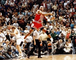 25 years ago today, Michael Jordan hit &ldquo;The Shot&rdquo; over Craig Ehlo in Game 5 of the 1989 Eastern Conference 1st Round Series. 