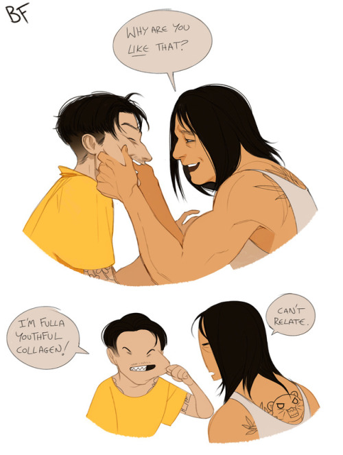 banana-foam:Stuff from twitter - I misremembered the actual wording, but still, young summer boofs.