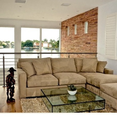 Modern Family Room - Loft-StyleInspiration For A Large, White-walled, Modern Loft-style Family Room Library