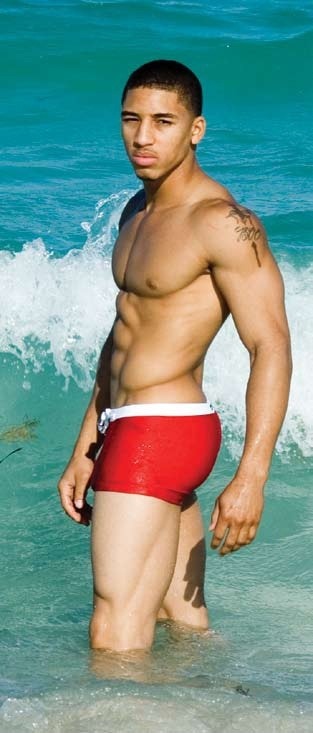 nubiannudaveritas:  Germany Mayfield in Flava Men Magazine as Carlos Jackson and