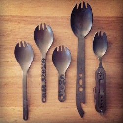 gear-queer:  warriorlabs:  Spork addiction.  #tripleaughtdesign #usnstagram #titanium  Im Allways on the look out for the small one