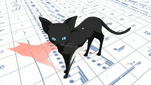 animecatoftheday: Today’s anime cat of the day is:The Cat from Your Lie in April!