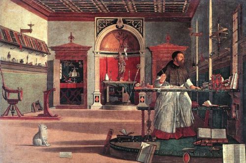 Vittore Carpaccio, Vision of St Augustin, 1502.