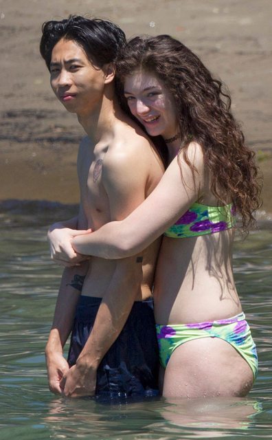 Freshly 17 year old Lorde and her 24 year old boyfriend.