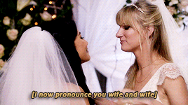 mybodywakesup:gif request meme: anonymous requested:↳ glee + favorite story arc » brittany and santa