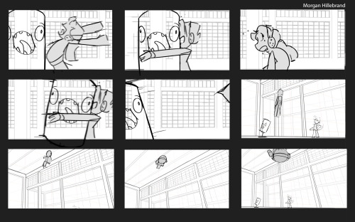 Some boards for a training montage I did in Alan Wan’s Cinematic Storytelling class! We worked from 