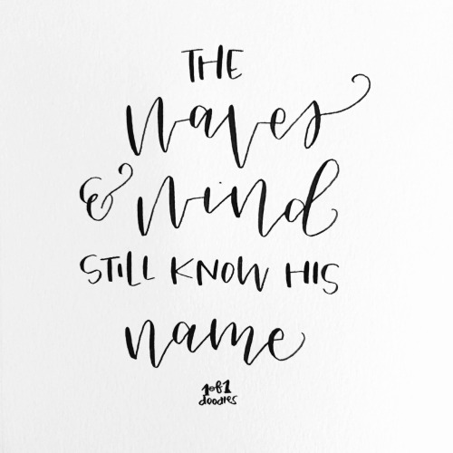 T R U S T // Remember that story of how Jesus calms the storm?  So, Jesus is out on the water with H