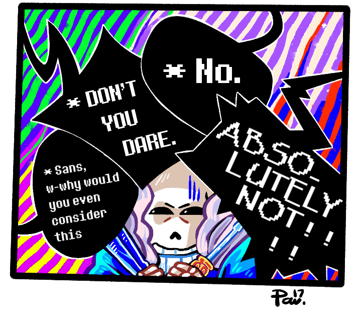 ask-the-skele-household: * Well… it was an idea. &gt;&gt;&gt; Previously,