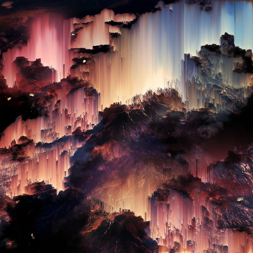culturenlifestyle:  DIGITAL GLITCHES BY JESSICA ANDERSDOTTER  More by the Artist