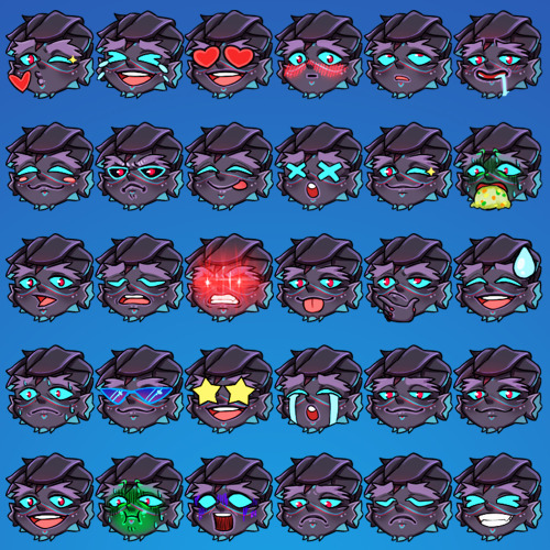 I made a bunch of Mabaki emotes or myself to use on discord! I wish I could use them everywhere lmao