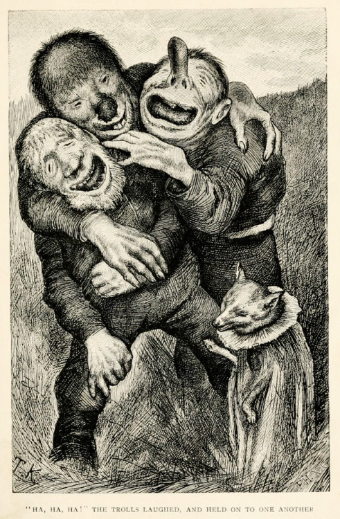 Theodor Kittelsen (1857-1914), “Fairy Tales from the Far North” by Peter Christen Asbjør