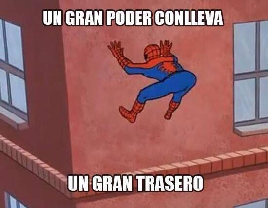 welele:  Maldito y afortunado Spiderman.