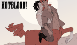 starlock:  starlock:  ♥ G U T T E R ♥Hello! I’m Starlock, the artist behind Hotblood!, a free-to-read m/m webcomic about a centaur in the American Old West. Like all good things, however, the main story of Hotblood! will be coming to an end in early
