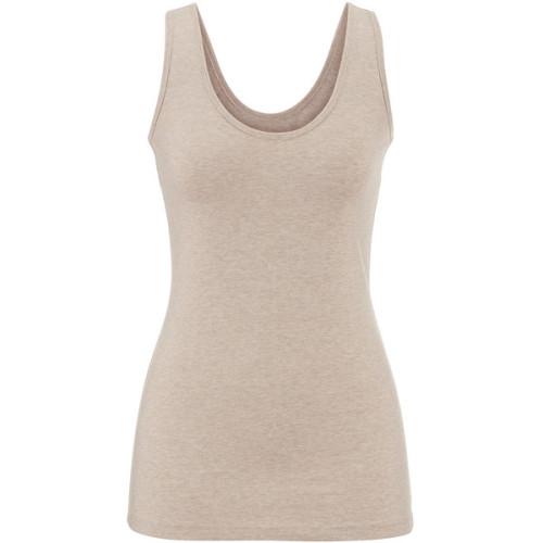 maurices Scoop Neck Tank In Oa™Eal Heather ❤ liked on Polyvore (see more scoop neck tanks)