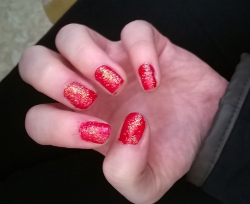 My nails for the muse concert tonight, guess you could could say that I.. NAILED IT